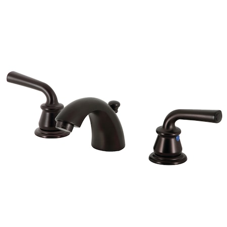 Kingston Brass Mini-Widespread Bathroom Faucet with Pop-Up Drain, Oil Rubbed Bronze KB955RXL